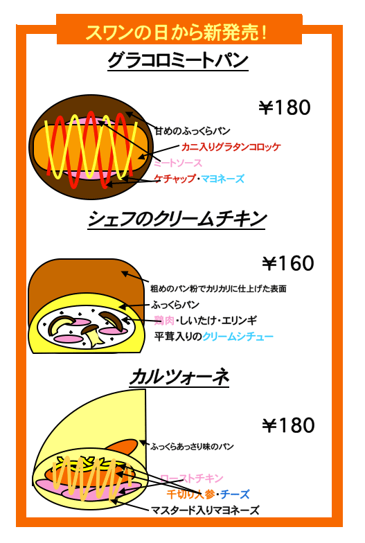 12月の新作パン