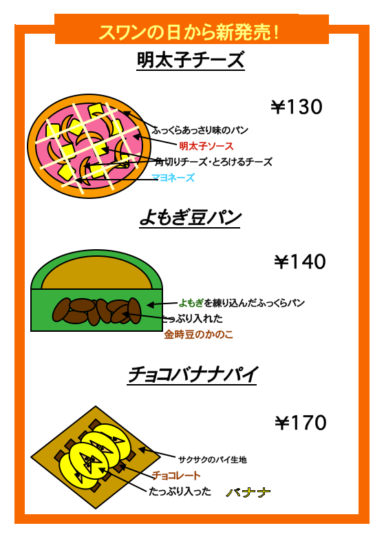 12月の新作パン